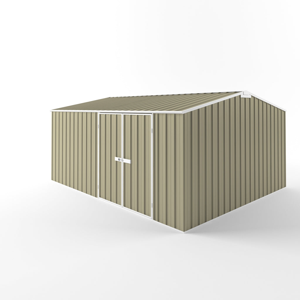 Truss Roof Garden Shed 4.50m (w) x 3.75m (d)x 2.18m (h)  Wheat Colour