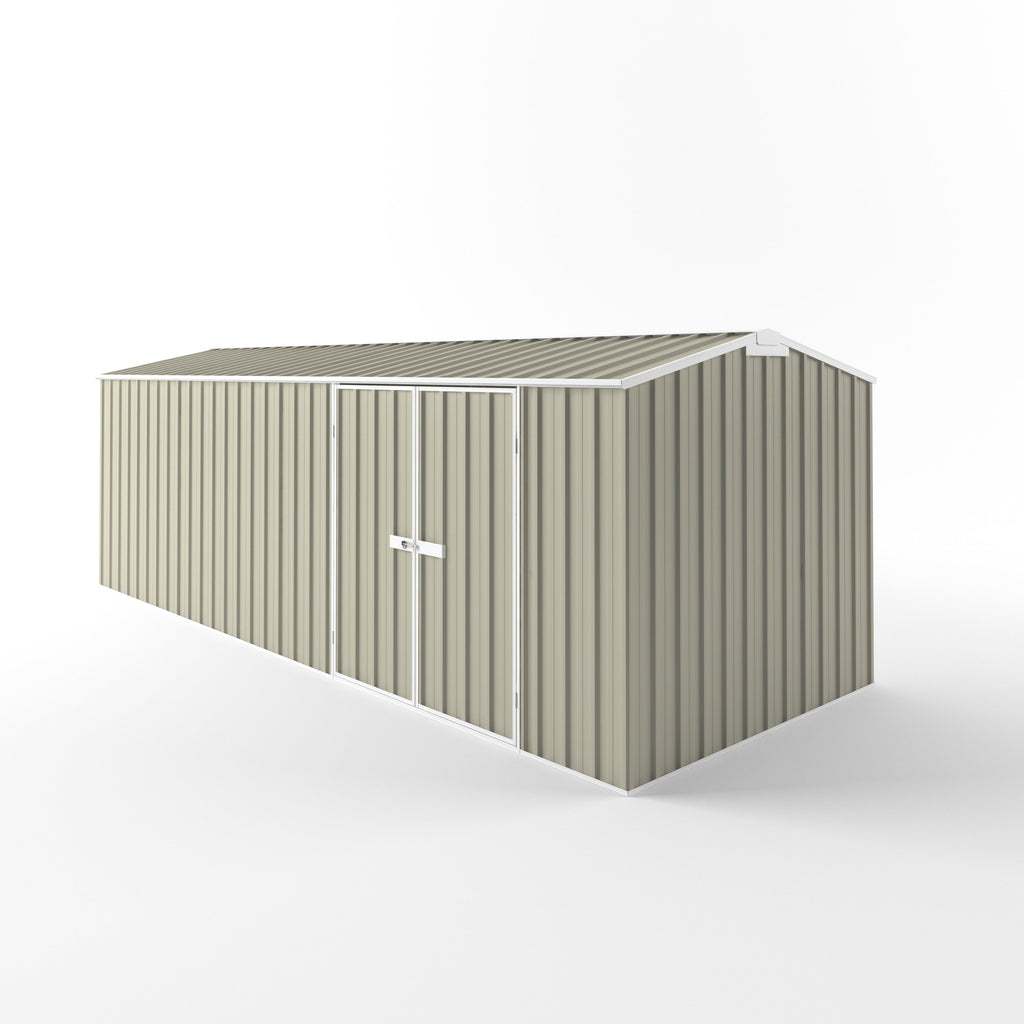 Truss Roof Garden Shed 6.00m (w) x 2.25m (d) Standard - 2.05m Merino Colour