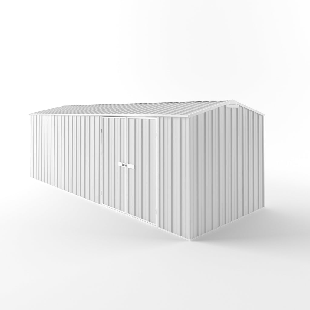 Truss Roof Garden Shed 6.00m (w) x 2.25m (d)x 2.05m (h)  Off White Colour