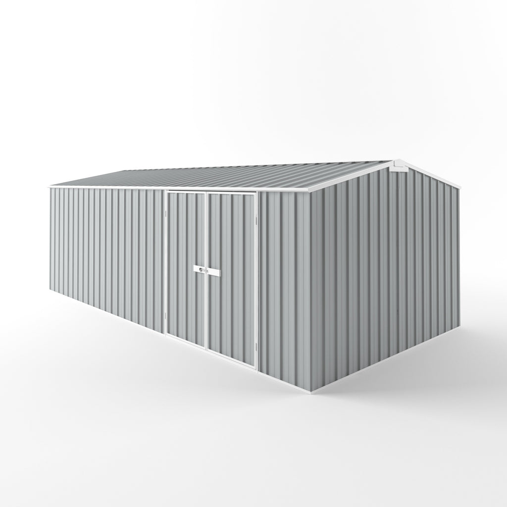 Truss Roof Garden Shed 6.00m (w) x 3.00m (d)x 2.10m (h)  Gull Grey Colour