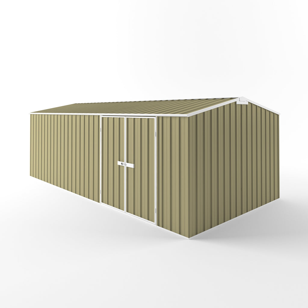 Truss Roof Garden Shed 6.00m (w) x 3.00m (d) Standard - 2.10m Sandlewood Colour