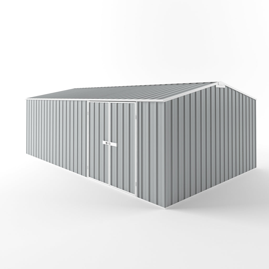 Truss Roof Garden Shed 6.00m (w) x 3.75m (d)x 2.18m (h)  Gull Grey Colour