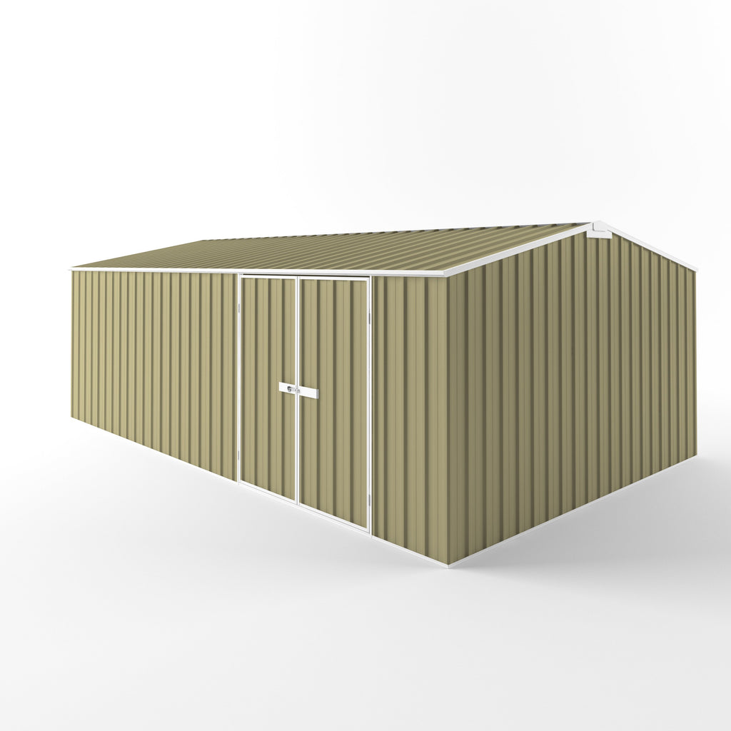 Truss Roof Garden Shed 6.00m (w) x 3.75m (d) Standard - 2.18m Sandlewood Colour
