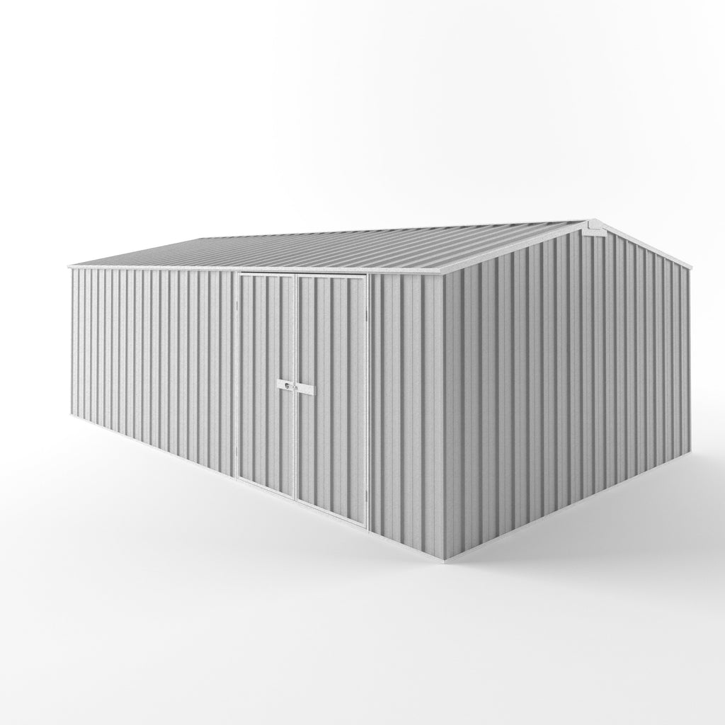 Truss Roof Garden Shed 6.00m (w) x 3.75m (d)x 2.18m (h)  Zinc Colour