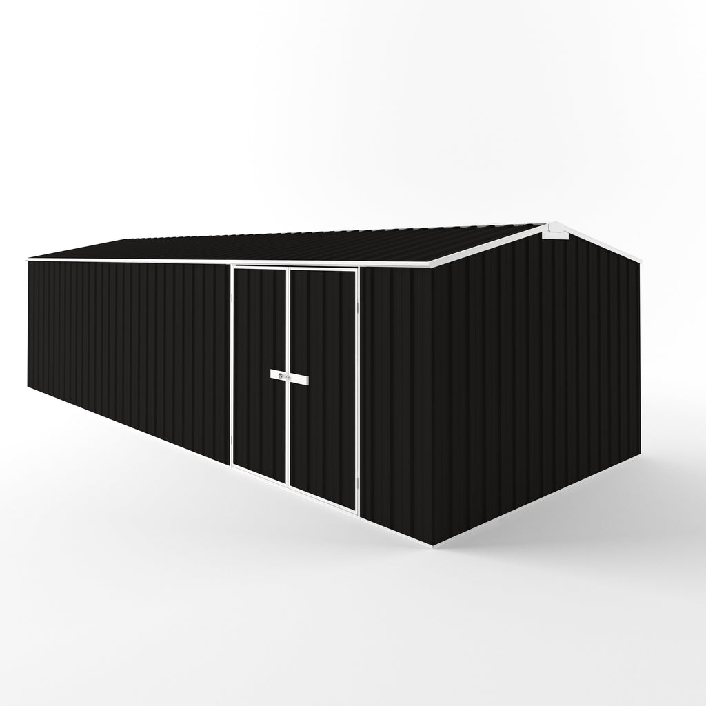 Truss Roof Garden Shed 7.50m (w) x 3.00m (d)x 2.10m (h)  Ebony Colour