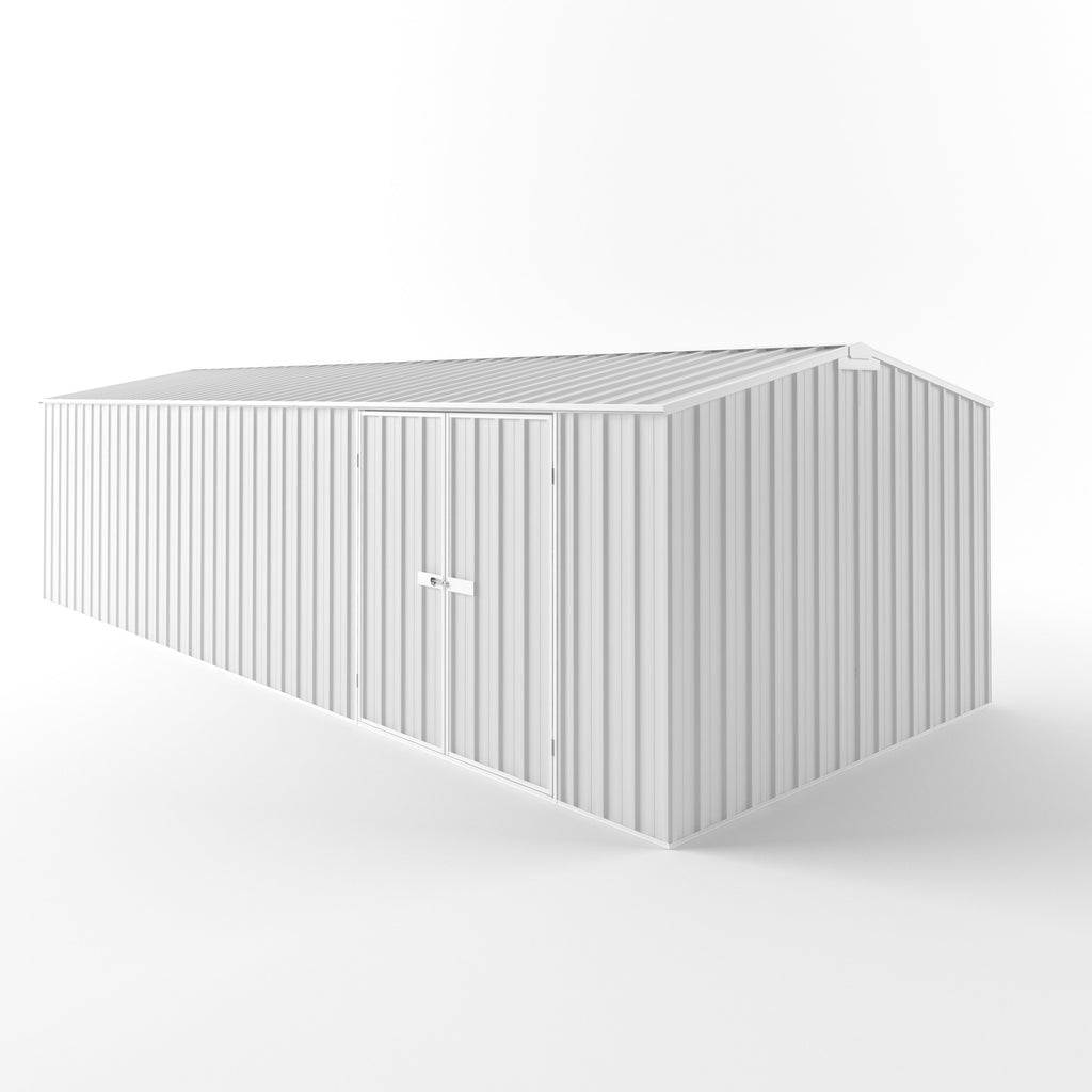 Truss Roof Garden Shed 7.50m (w) x 3.00m (d)x 2.10m (h)  Off White Colour