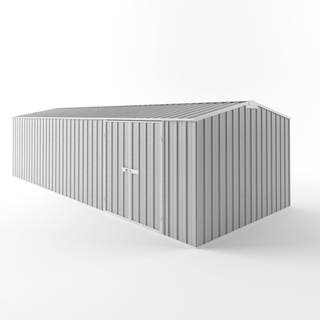 Truss Roof Garden Shed 7.50m (w) x 3.00m (d) Standard - 2.10m Zinc Colour