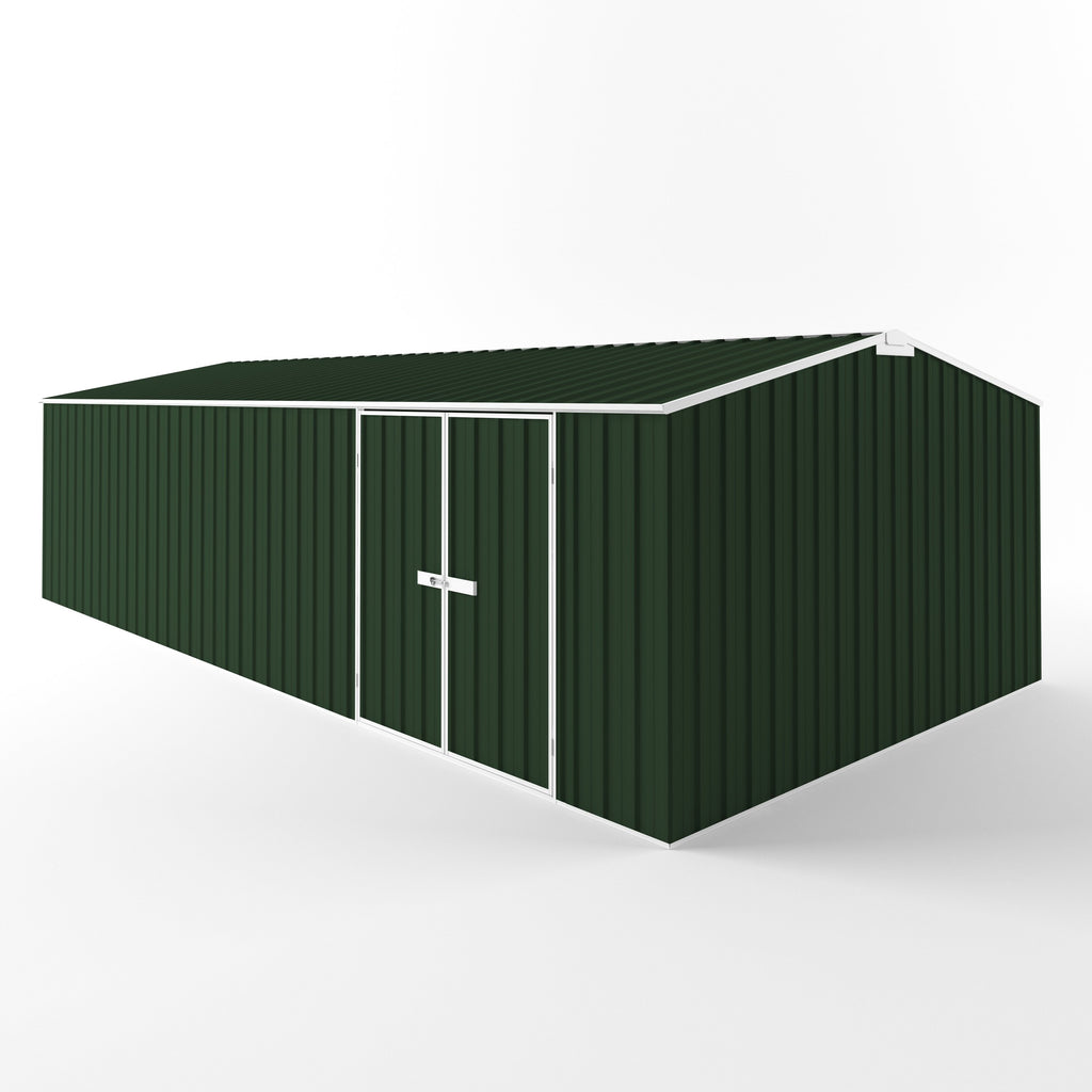 Truss Roof Garden Shed 7.50m (w) x 3.75m (d) Standard - 2.18m Caulfield Green Colour