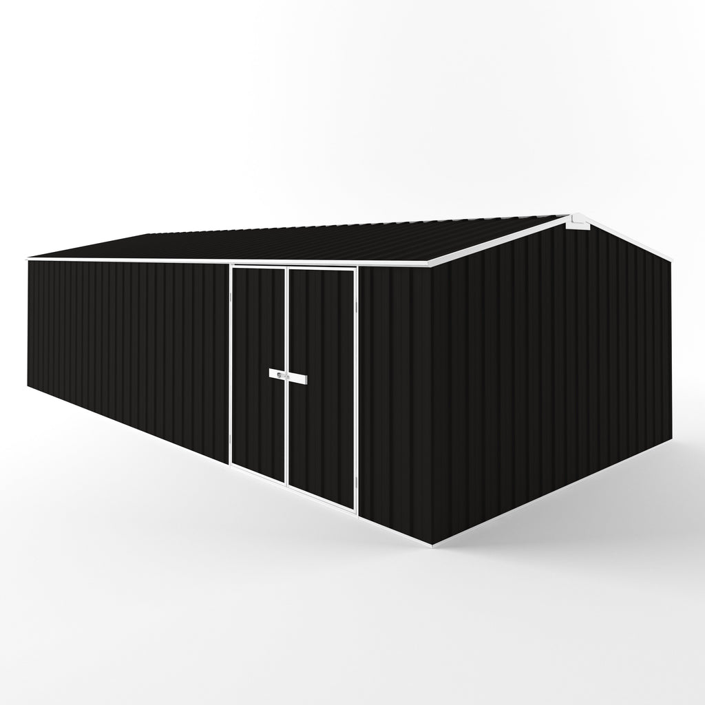 Truss Roof Garden Shed 7.50m (w) x 3.75m (d) Standard - 2.18m Ebony Colour