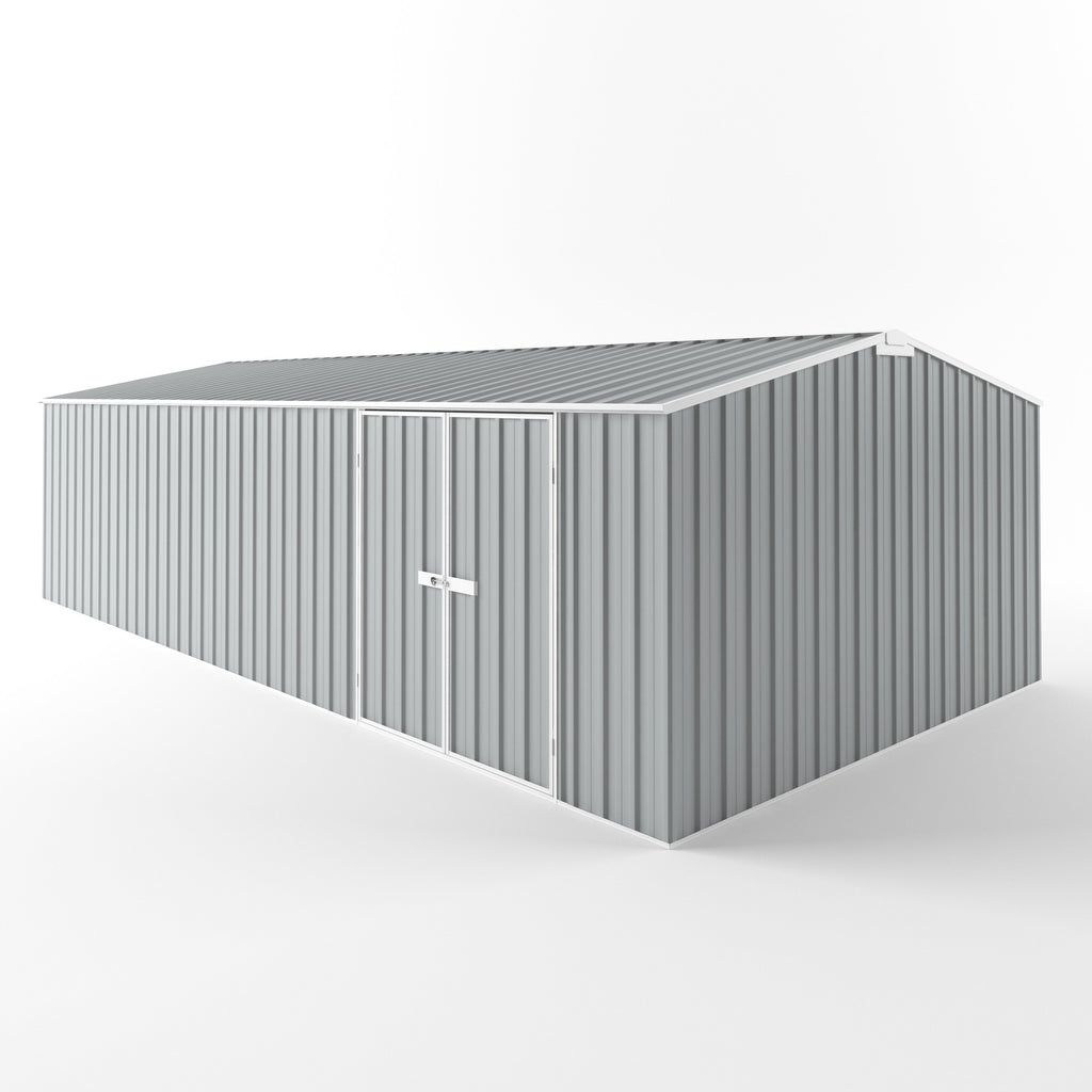 Truss Roof Garden Shed 7.50m (w) x 3.75m (d)x 2.18m (h)  Gull Grey Colour