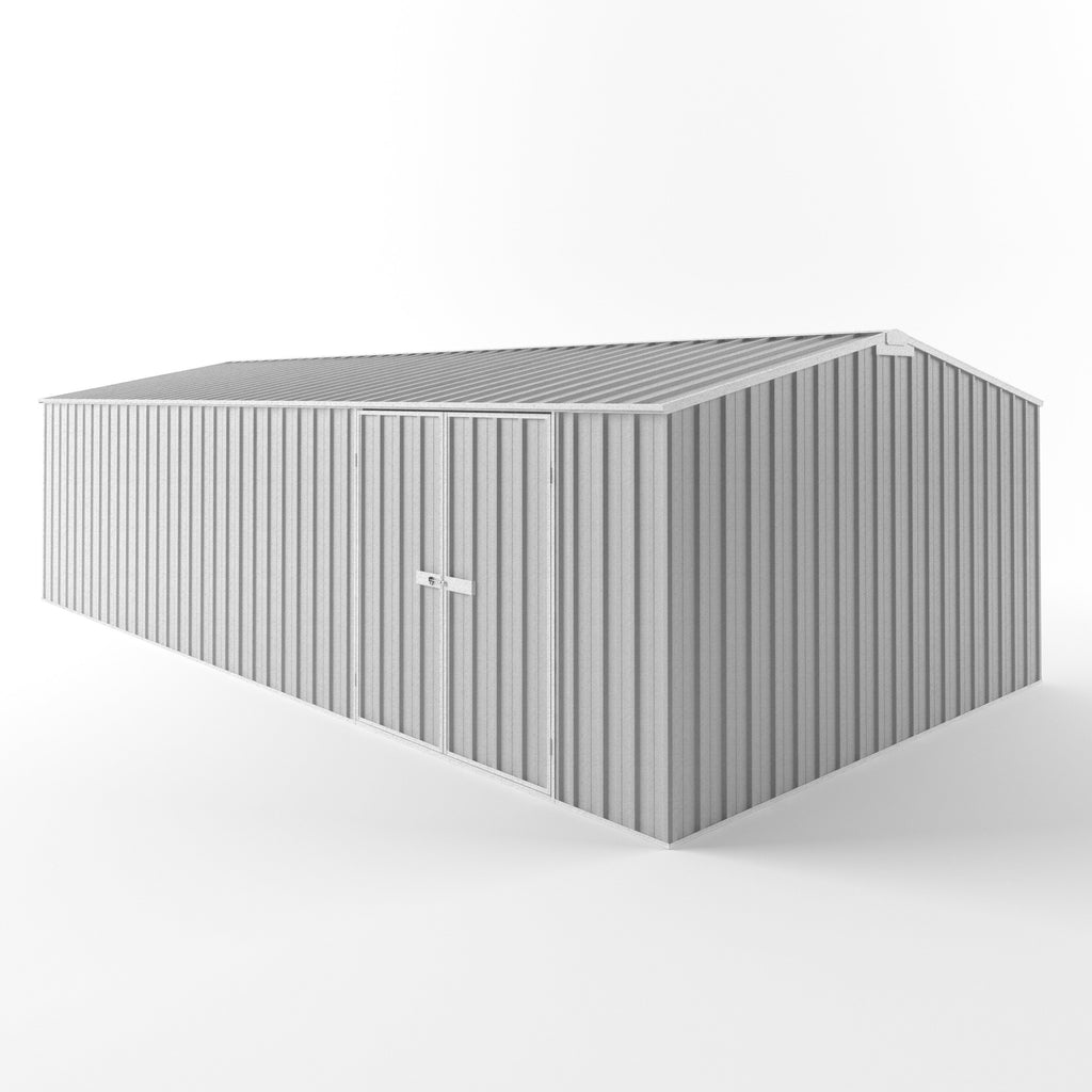 Truss Roof Garden Shed 7.50m (w) x 3.75m (d) Standard - 2.18m Zinc Colour