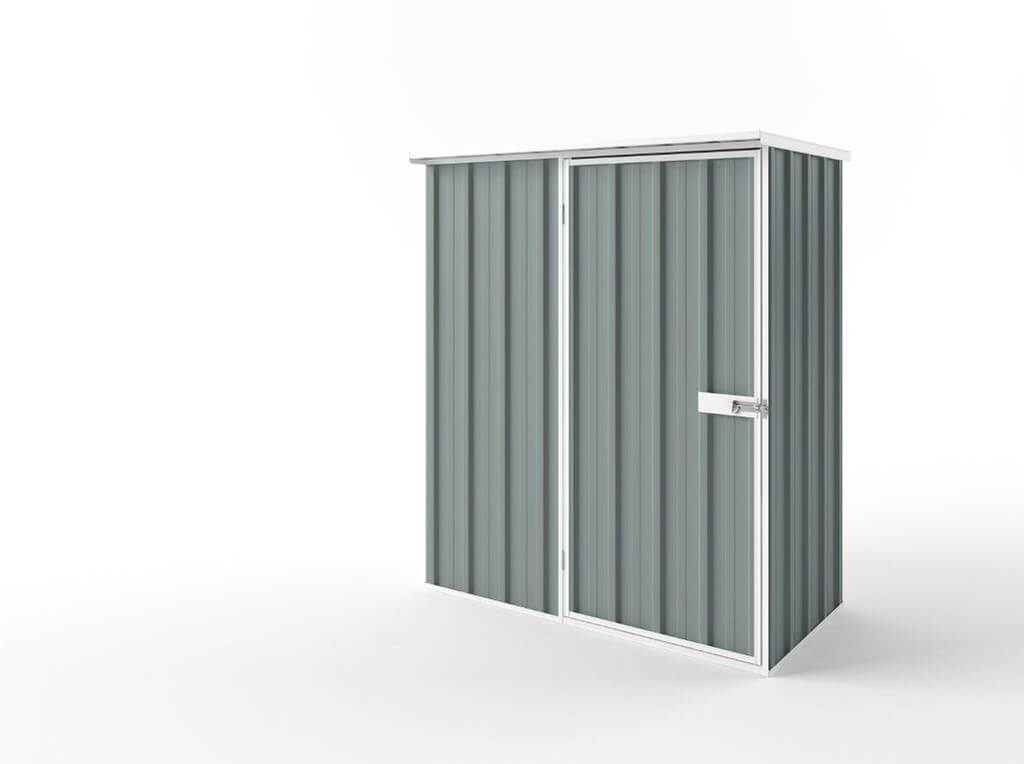 Flat Roof Garden Shed 1.50m (w) x 0.78m (d) Standard Armour Grey Colour