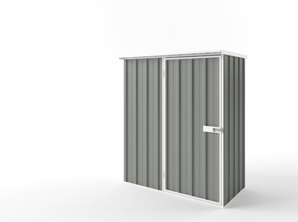 Flat Roof Garden Shed 1.50m (w) x 0.78m (d) Standard Bush Smoke Colour