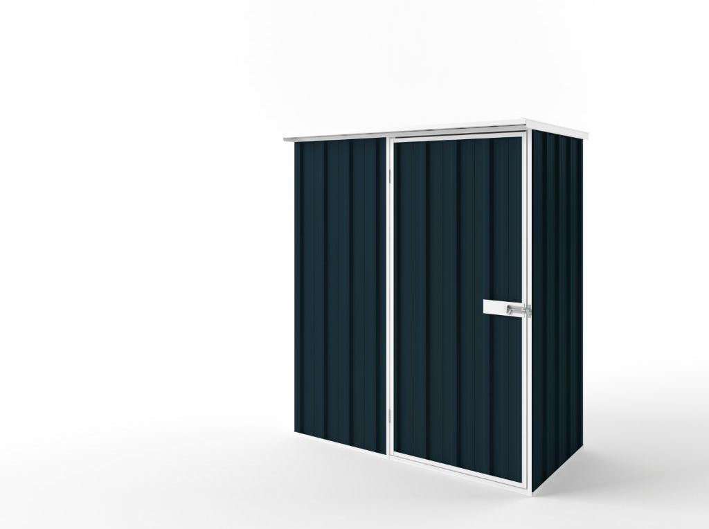 Flat Roof Garden Shed 1.50m (w) x 0.78m (d) Standard Mountain Blue Colour