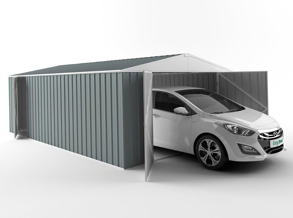 Garage Shed 4.50m (w) x 3.00m (d) Standard - 2.10m Armour Grey Colour