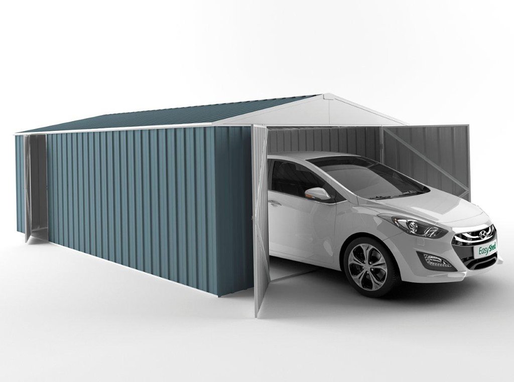 Garage Shed 4.50m (w) x 3.00m (d)x 2.40m (h)  Blue Horizon Colour
