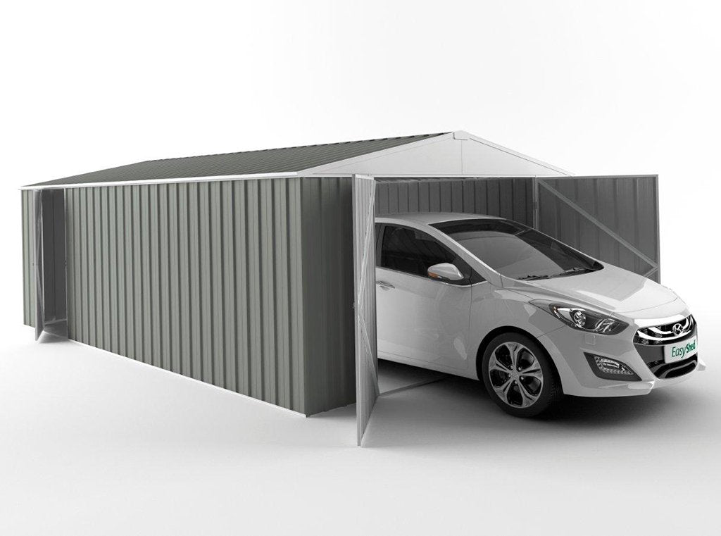 Garage Shed 7.50m (w) x 3.75m (d)x 2.18m (h)  Bush Smoke Colour