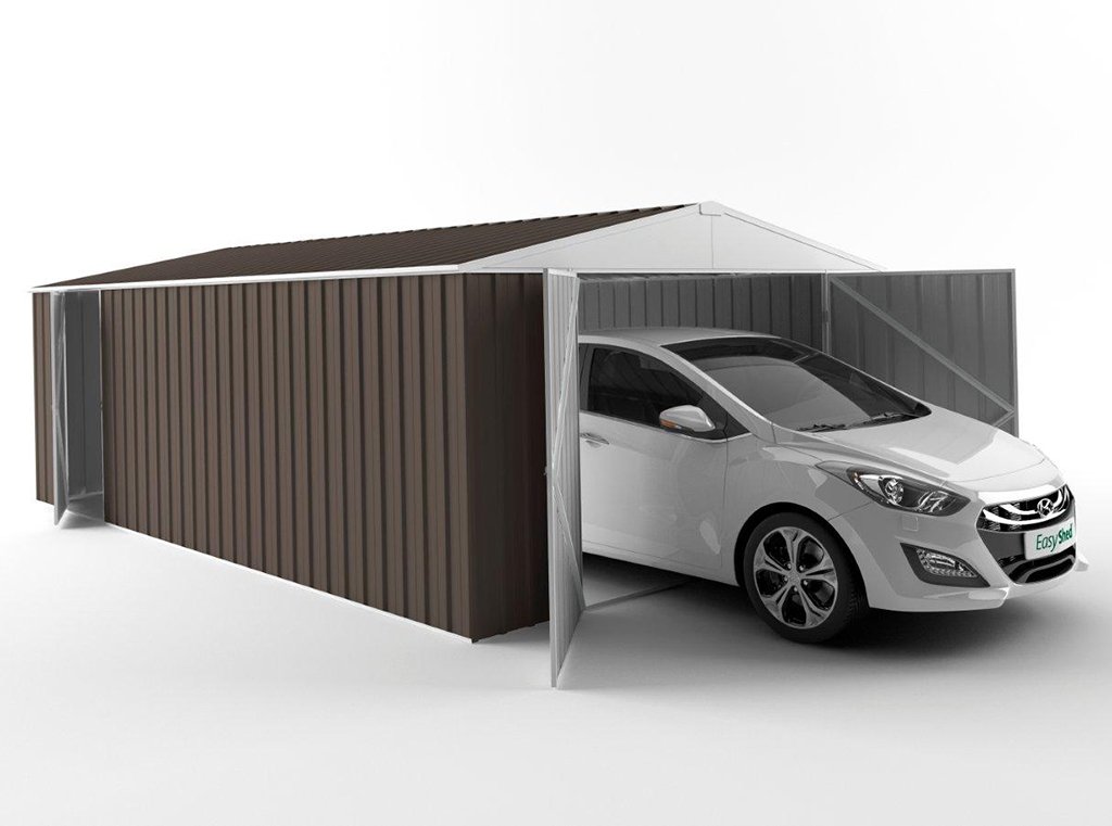 Garage Shed 7.50m (w) x 3.00m (d)x 2.40m (h)  Jasmin Brown Colour