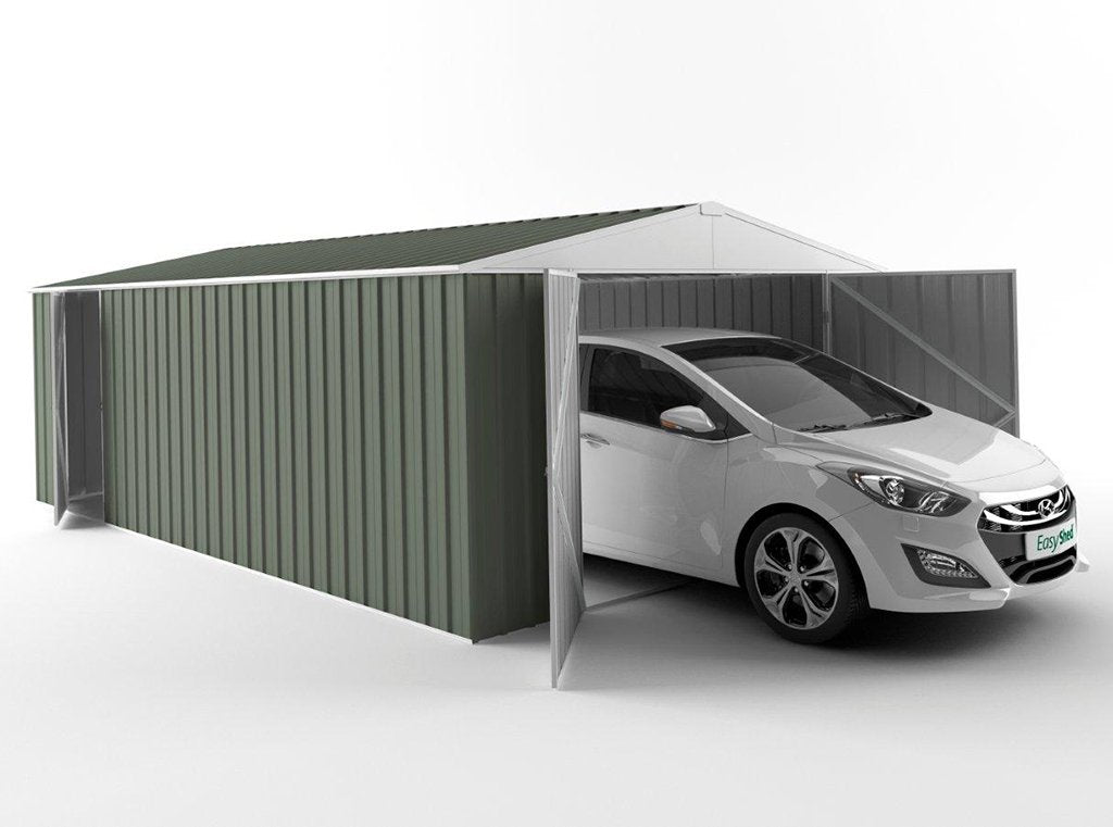 Garage Shed 4.50m (w) x 3.00m (d)x 2.40m (h)  Mist Green Colour