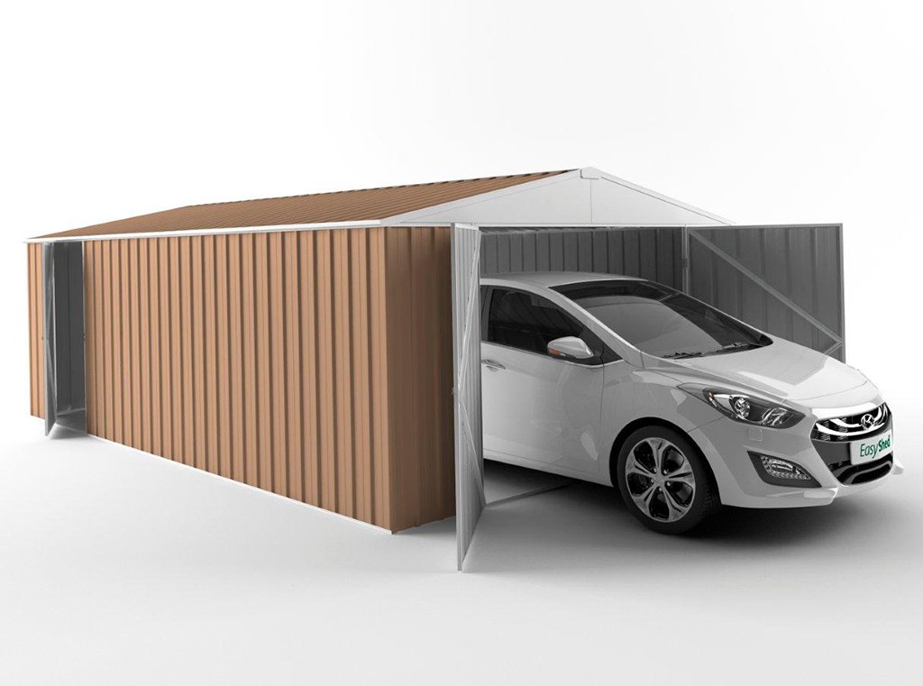 Garage Shed 4.50m (w) x 3.00m (d) Tall - 2.40m Pale Terracotta Colour