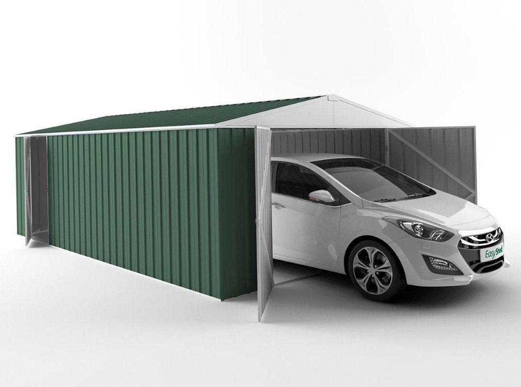Garage Shed 4.50m (w) x 3.75m (d) Tall - 2.48m Rivergum Colour