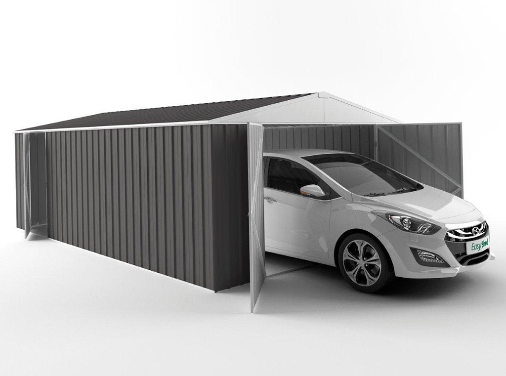 Garage Shed 4.50m (w) x 3.75m (d) Tall - 2.48m Slate Grey Colour