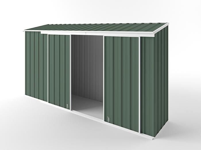 Narrow Slider Garden Shed 3.75m (w) x 0.78m (d) Standard - 1.95m Rivergum Colour