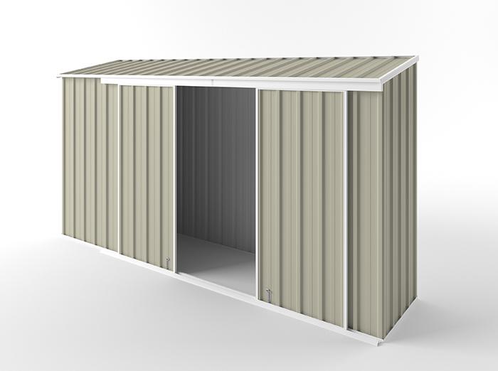 Narrow Slider Garden Shed 3.75m (w) x 0.78m (d) Standard - 1.95m Merino Colour