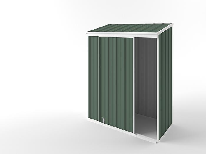 Narrow Slider Garden Shed 1.50m (w) x 0.78m (d) Standard - 1.95m Rivergum Colour