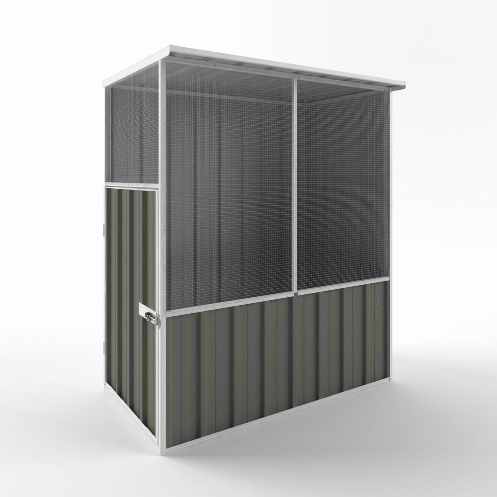 Aviary Pet House 1.50m (w) x 0.78m (d)x 1.82m (h)  Mist Green Colour