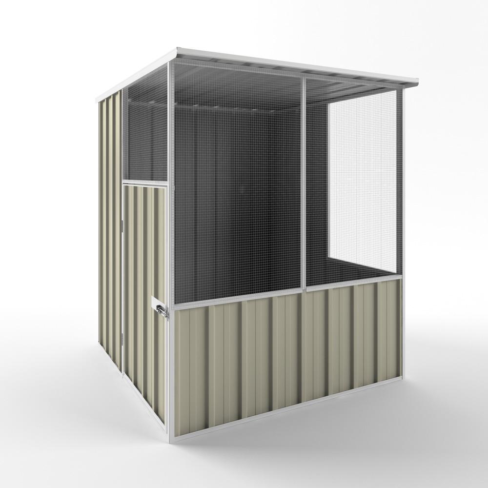 Aviary Pet House 1.50m (w) x 1.50m (d)x 1.82m (h)  Smooth Cream Colour