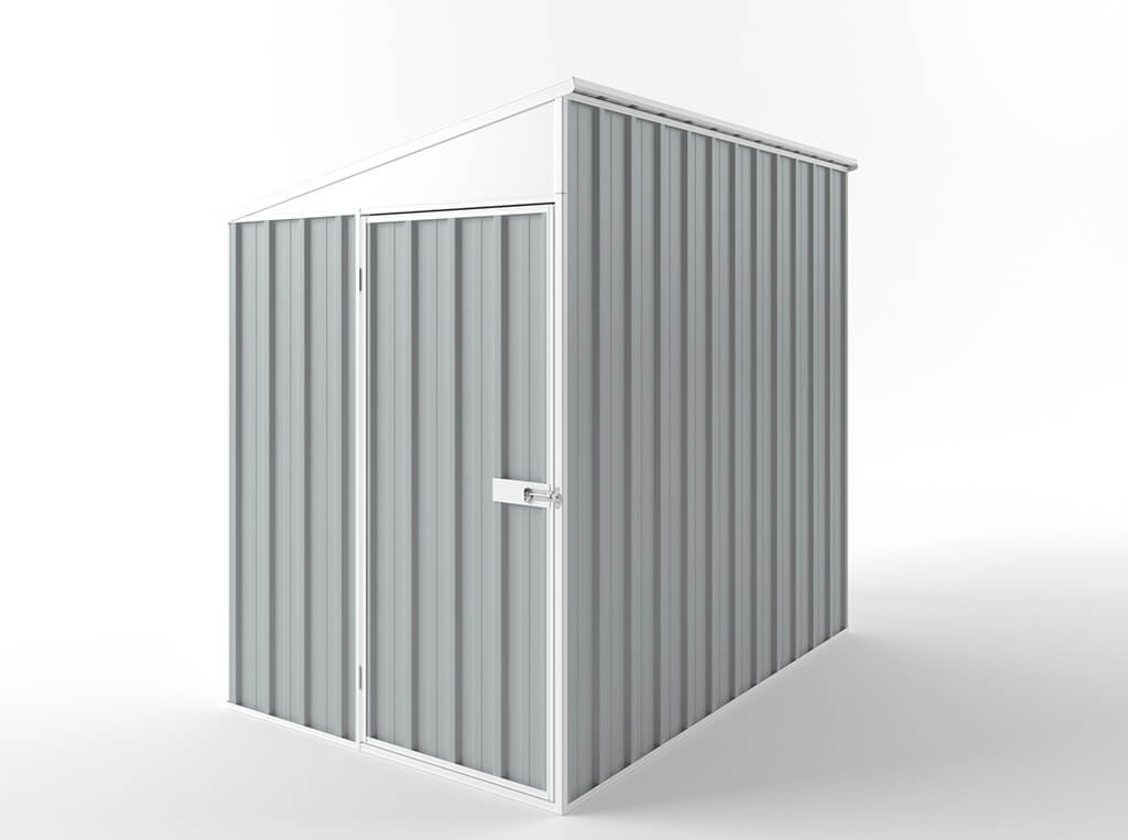 Skillion Roof Garden Shed 1.50m (w) x 2.25m (d)x 2.10m (h)  Gull Grey Colour