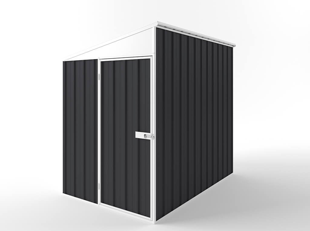 Skillion Roof Garden Shed 1.50m (w) x 2.25m (d) Standard - 2.10m Iron Grey Colour