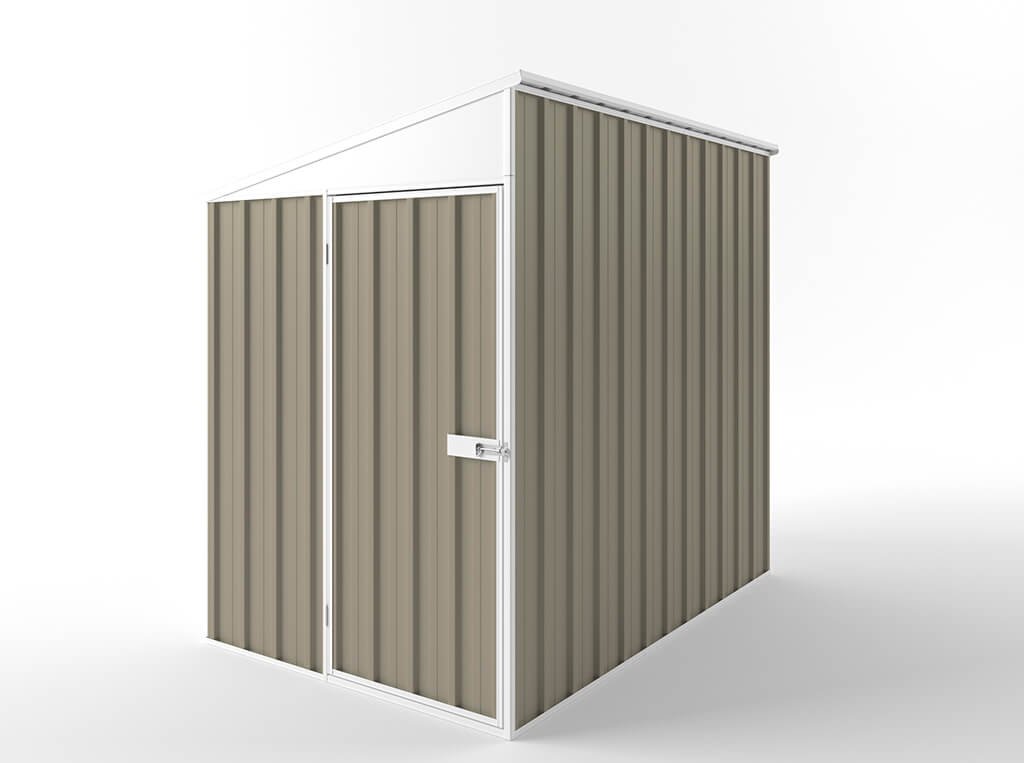Skillion Roof Garden Shed 1.50m (w) x 2.25m (d)x 2.10m (h)  Stone Colour