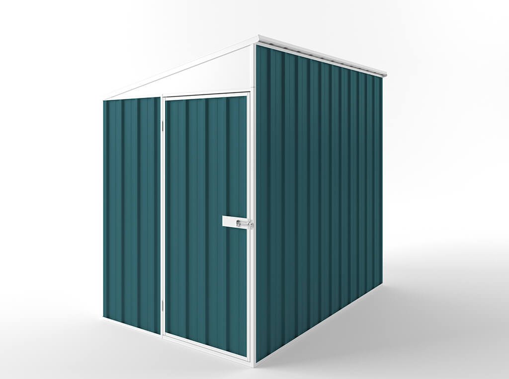 Skillion Roof Garden Shed 1.50m (w) x 2.25m (d) Standard - 2.10m Torres Blue Colour