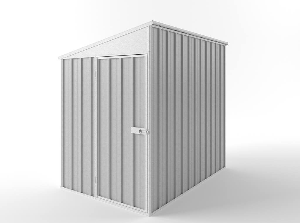 Skillion Roof Garden Shed 1.50m (w) x 2.25m (d) Standard - 2.10m Zinc Colour