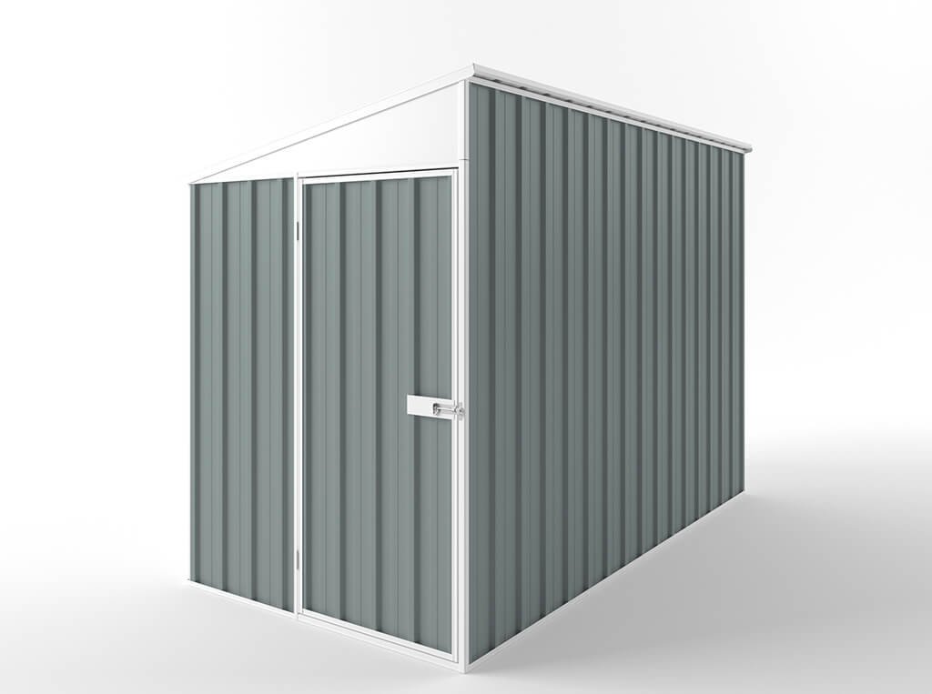 Skillion Roof Garden Shed 1.50m (w) x 3.00m (d)x 2.10m (h)  Armour Grey Colour