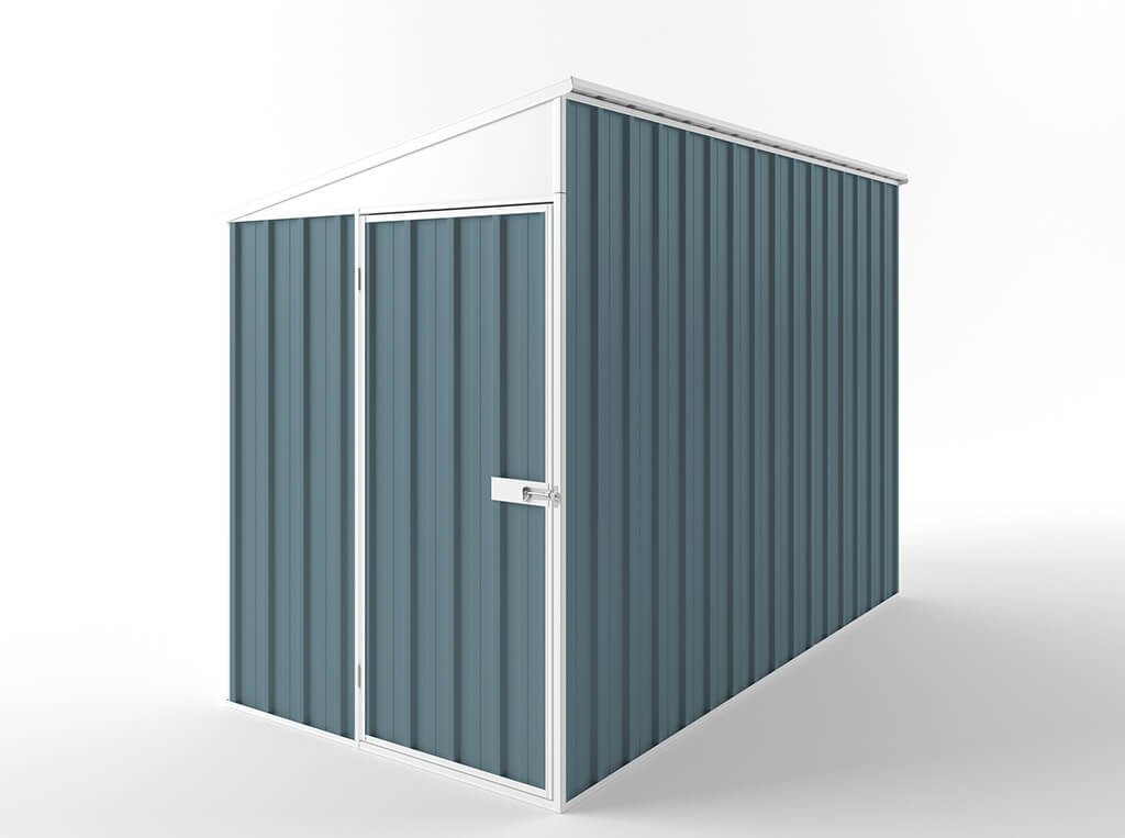 Skillion Roof Garden Shed 1.50m (w) x 3.00m (d) Standard - 2.10m Blue Horizon Colour