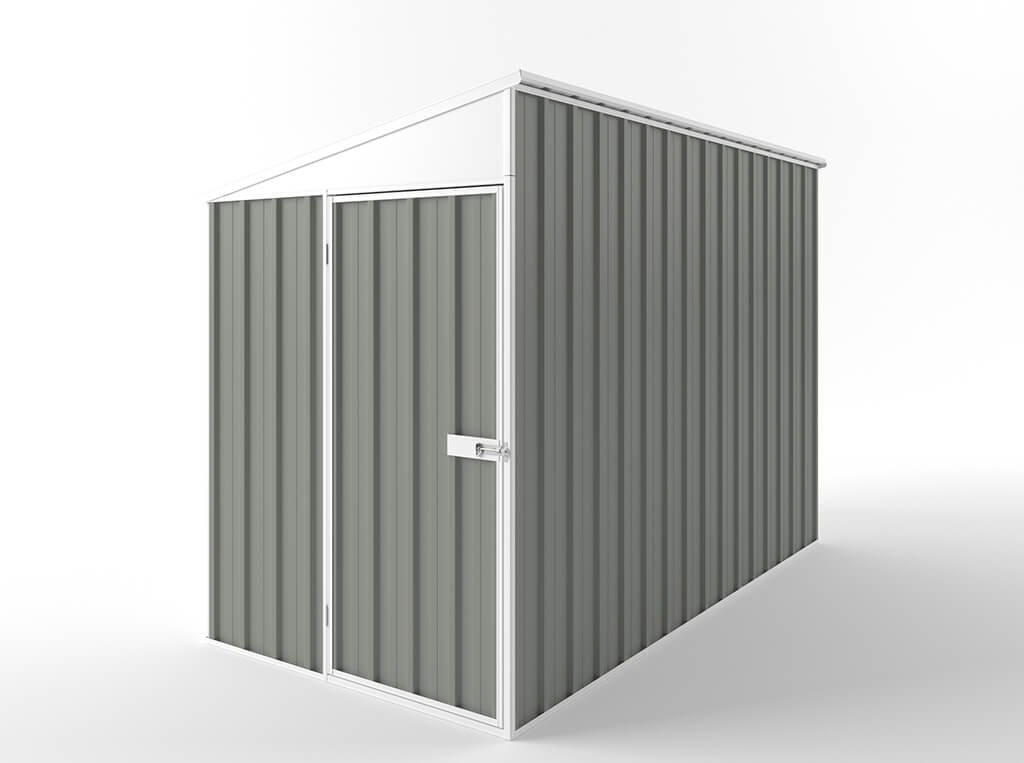 Skillion Roof Garden Shed 1.50m (w) x 3.00m (d)x 2.10m (h)  Bush Smoke Colour