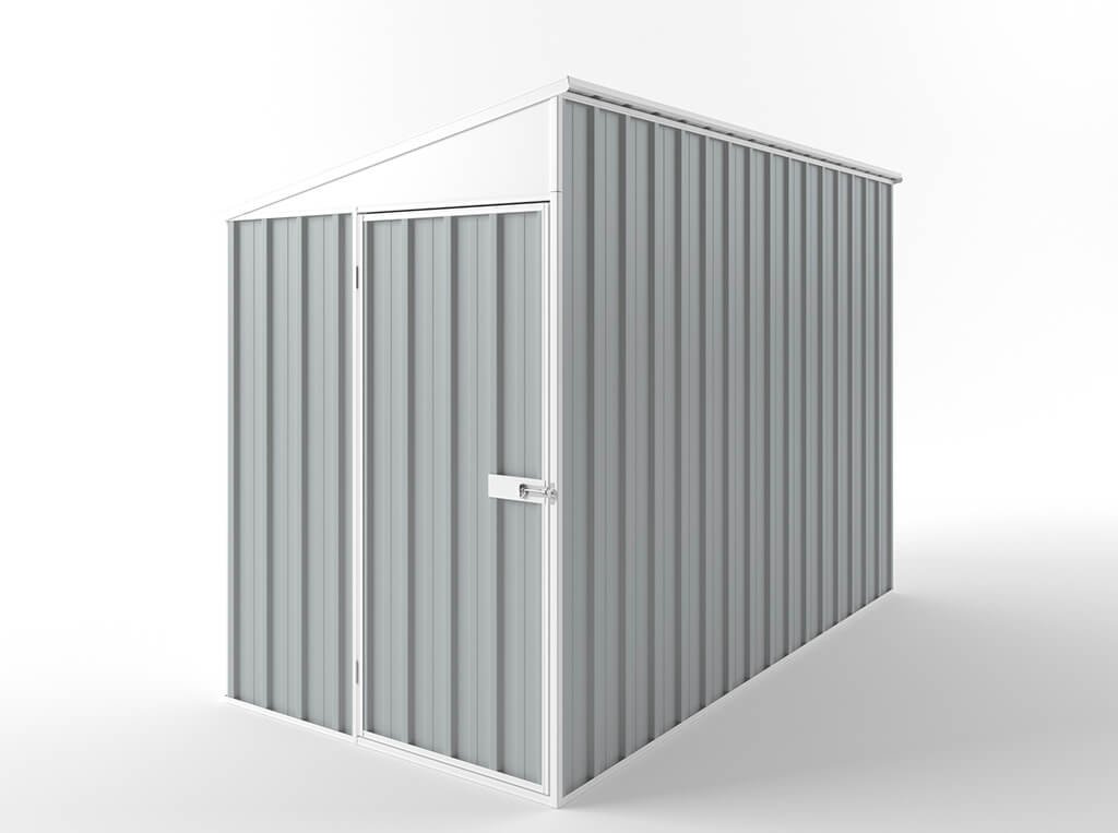 Skillion Roof Garden Shed 1.50m (w) x 3.00m (d) Standard - 2.10m Gull Grey Colour