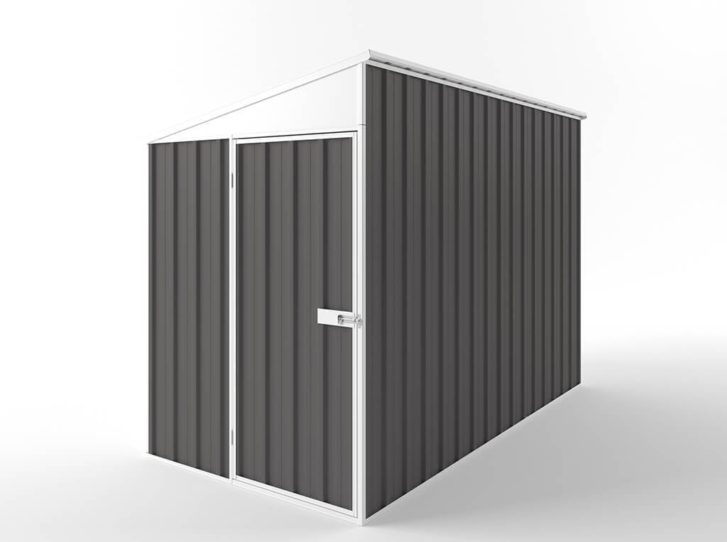 Skillion Roof Garden Shed 1.50m (w) x 3.00m (d) Standard - 2.10m Slate Grey Colour