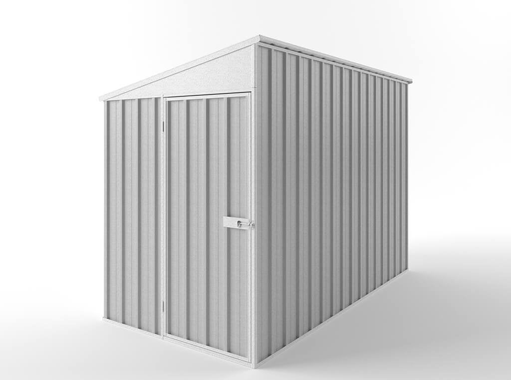 Skillion Roof Garden Shed 1.50m (w) x 3.00m (d) Standard - 2.10m Zinc Colour