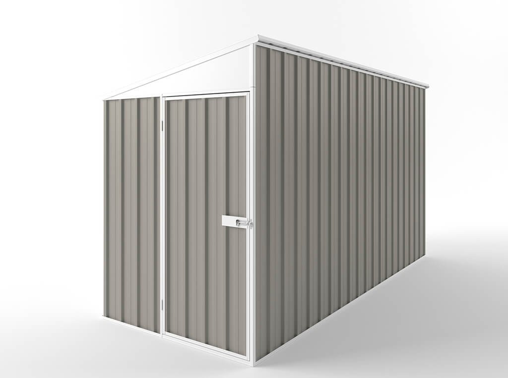 Skillion Roof Garden Shed 1.50m (w) x 3.75m (d)x 2.10m (h)  Birch Colour