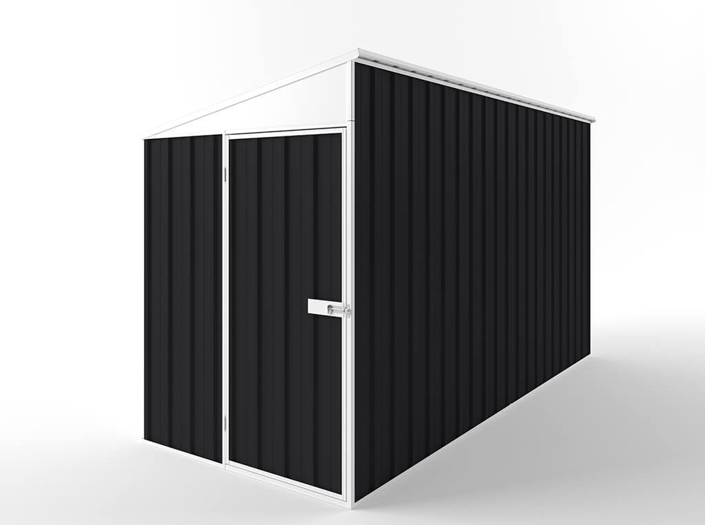 Skillion Roof Garden Shed 1.50m (w) x 3.75m (d) Standard - 2.10m Monument Colour