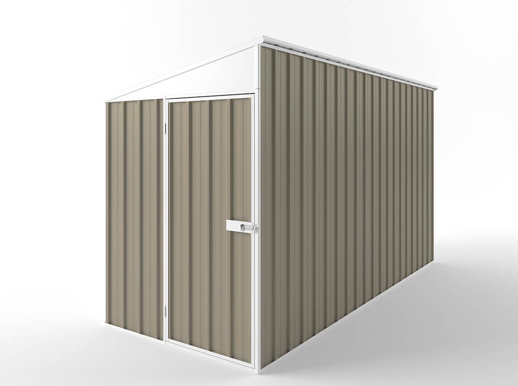 Skillion Roof Garden Shed 1.50m (w) x 3.75m (d) Standard - 2.10m Stone Colour