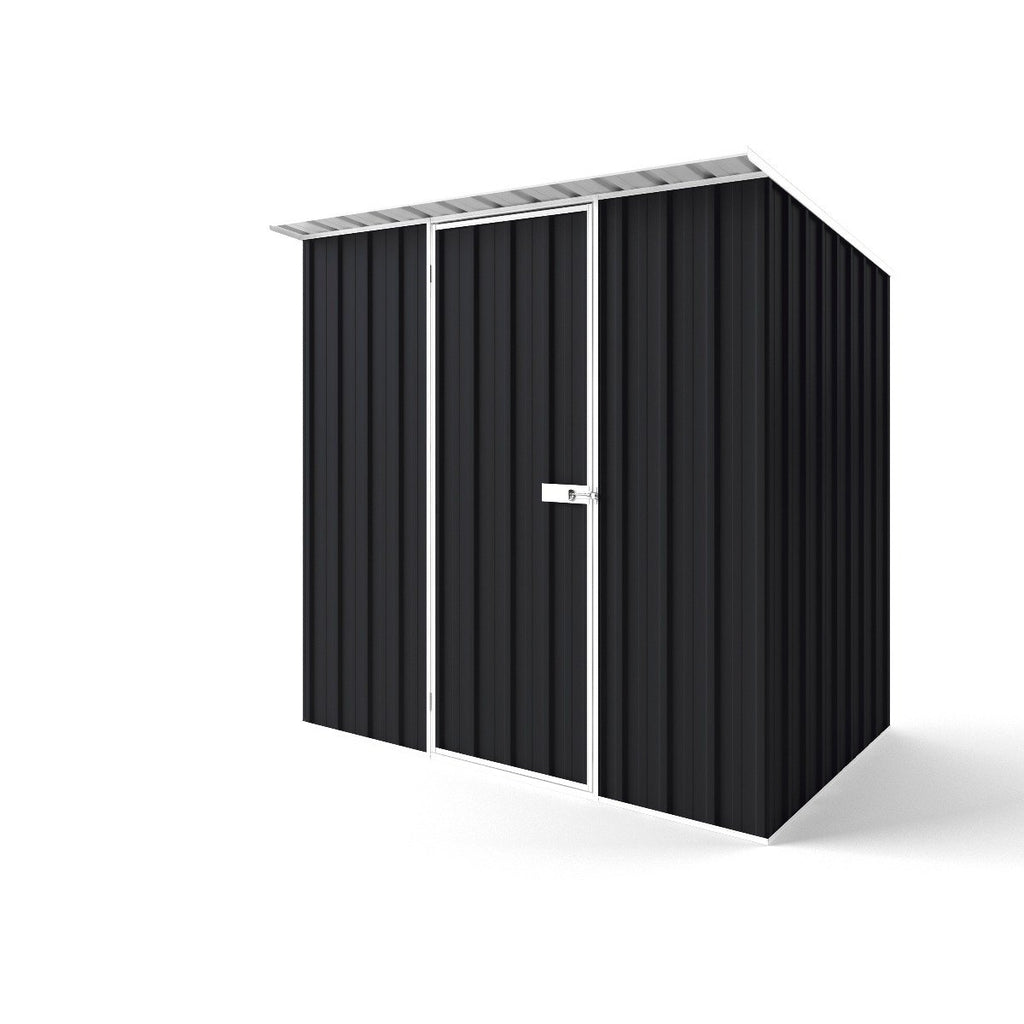 Skillion Roof Garden Shed 2.25m (w) x 1.50m (d) Standard - 2.10m Monument Colour