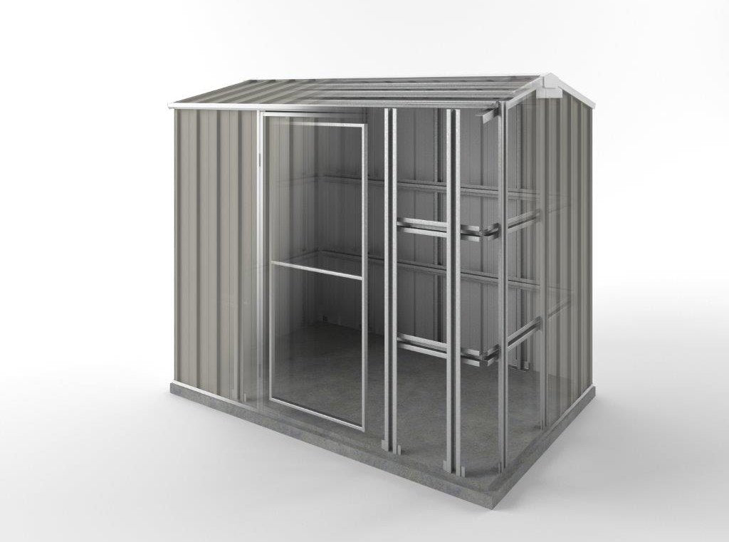 Storm Shed 2.25m (w) x 1.50m (d) Standard - 1.97m Birch Colour