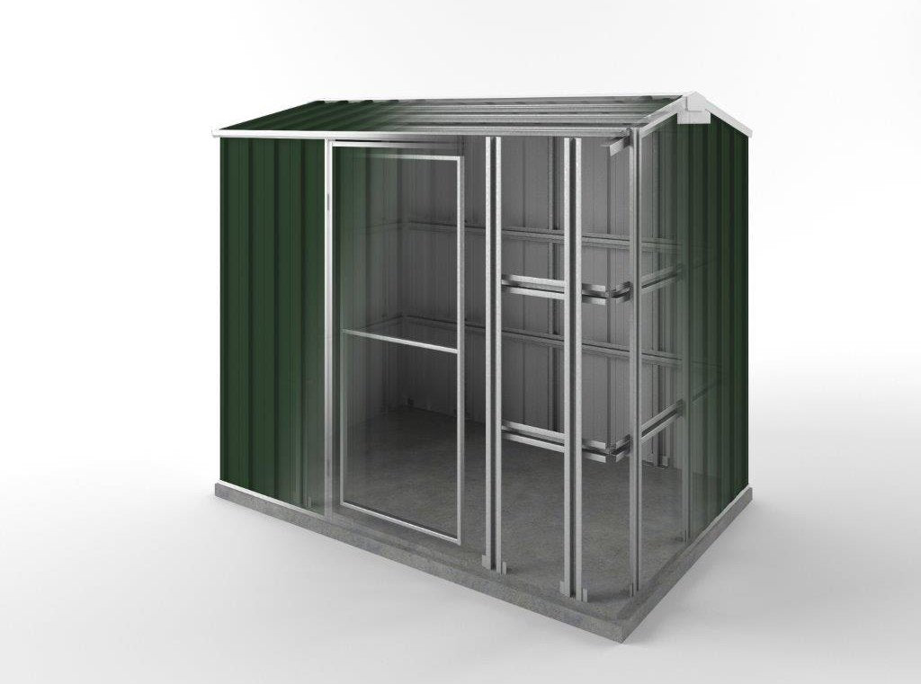 Storm Shed 2.25m (w) x 1.50m (d)x 1.97m (h)  Caulfield Green Colour