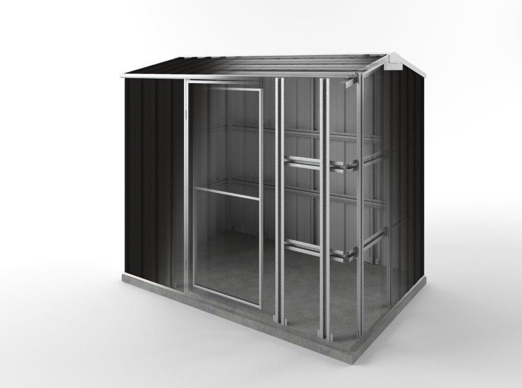 Storm Shed 2.25m (w) x 1.50m (d) Standard - 1.97m Ebony Colour