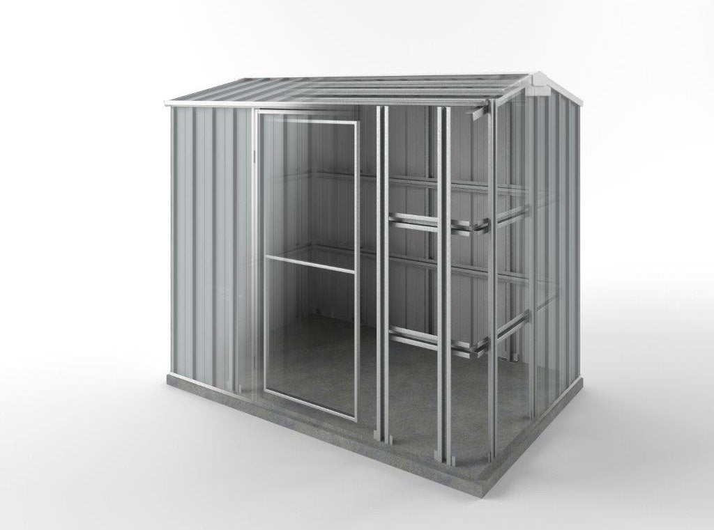 Storm Shed 2.25m (w) x 1.50m (d)x 1.97m (h)  Gull Grey Colour